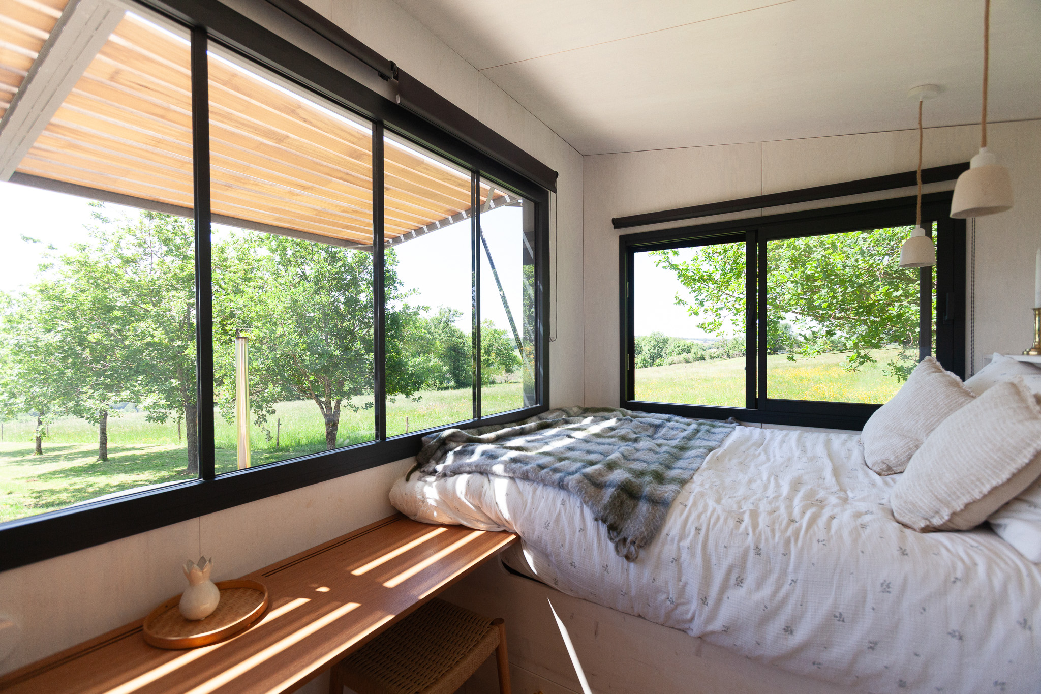 Photo 6/10 — Tiny House « Pépiite Périgord Vert - Tiny House avec Spa & Bain Nordique en Dordogne » à Saint-Mesmin Dordogne
