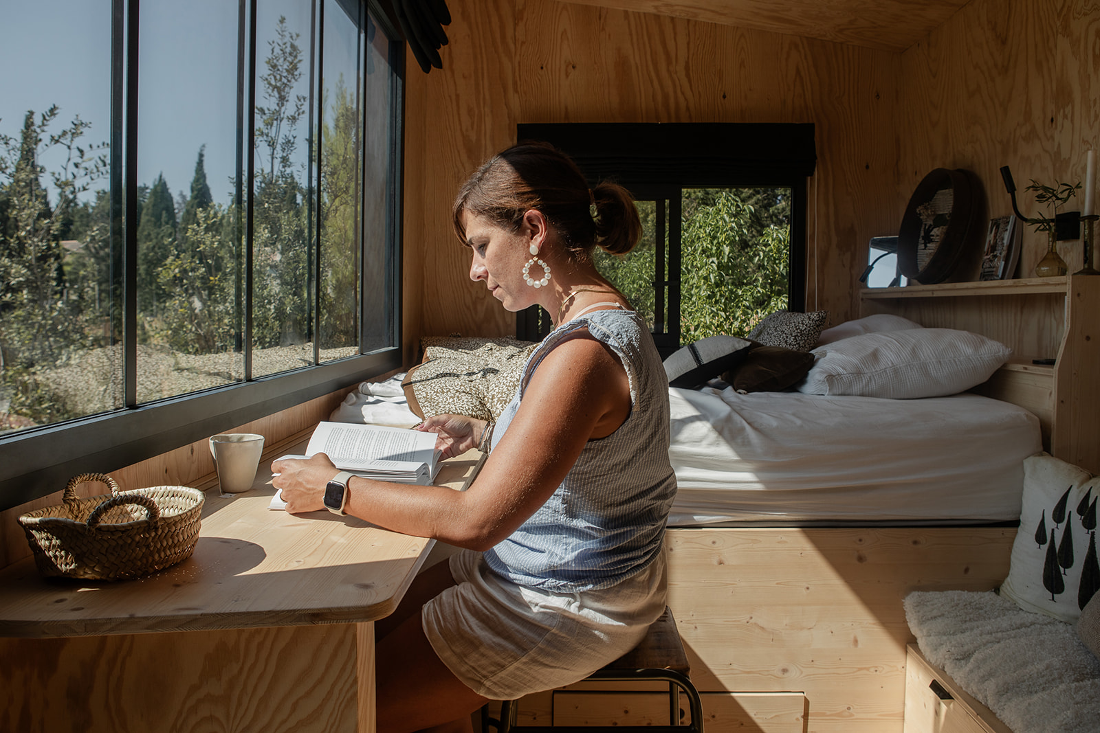 Photo 3/10 — Tiny House « Pépiite Terre de Provence - Tiny House avec Jacuzzi en Provence » à Châteaurenard Bouches-du-Rhône